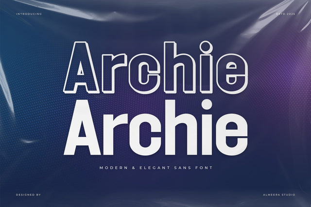 Archie Font studioalmeera 
