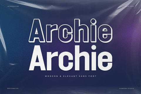 Archie Font studioalmeera 