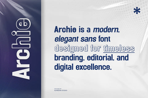 Archie Font studioalmeera 