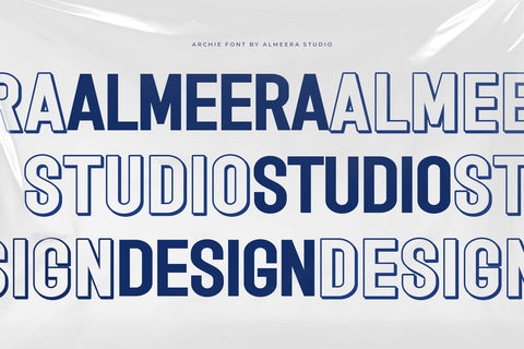 Archie Font studioalmeera 
