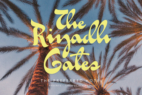 Ardents – Vintage Font Script Font Four Lines Std. 