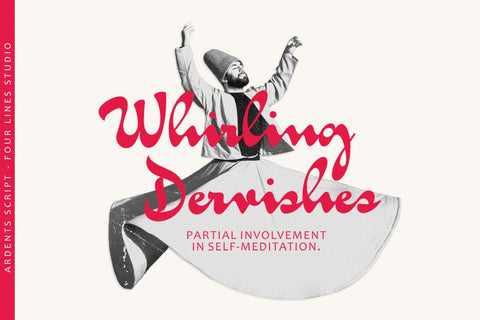 Ardents – Vintage Font Script Font Four Lines Std. 