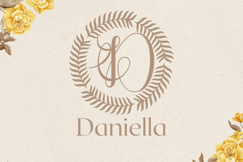 Ardenvale Monogram Font Font Dm Letter Studio 