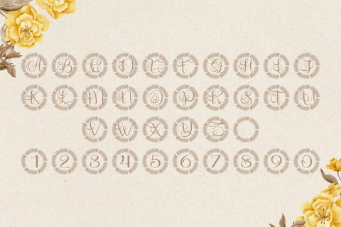 Ardenvale Monogram Font Font Dm Letter Studio 