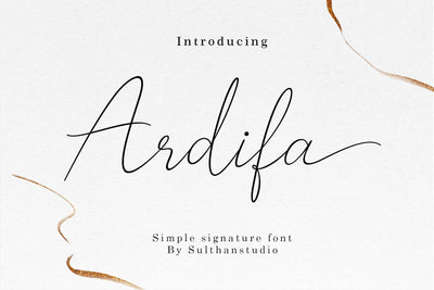 Ardifa Font Sulthan studio 