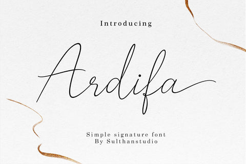 Ardifa Font Sulthan studio 