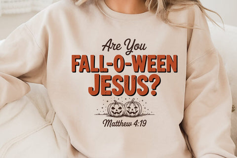 Are You Fall o ween Jesus SVG Angelina750 