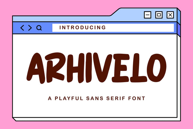 Arhivelo - Playful Sans Serif Font Font StringLabs 