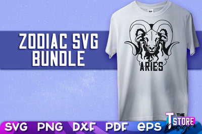 Aries SVG Design | Astrology | SVG Design | Zodiac SVG v.2 SVG The T Store Design 