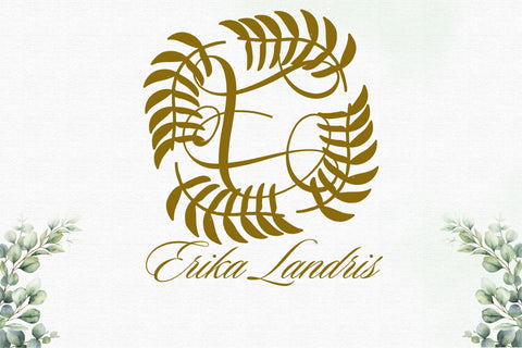 Aristova Monogram – Elegant Serif Monogram Font Font Dm Letter Studio 