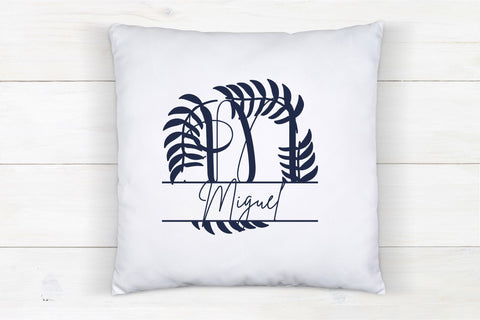 Aristova Split Monogram – Elegant Serif Split Monogram Font Font Dm Letter Studio 