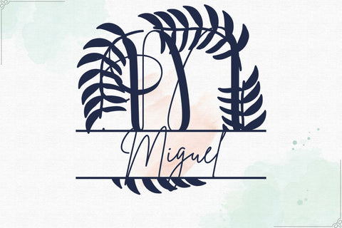 Aristova Split Monogram – Elegant Serif Split Monogram Font Font Dm Letter Studio 