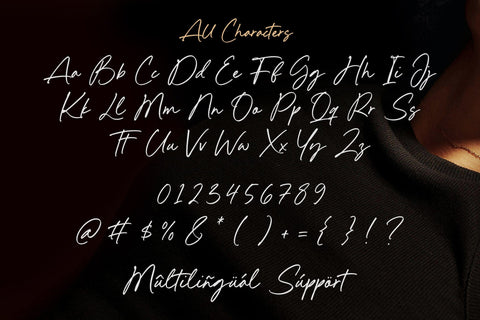 Armani Herlinda - Modern Handwritten Script Font Font Timur type 