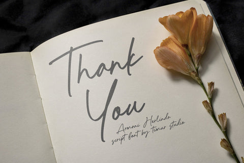 Armani Herlinda - Modern Handwritten Script Font Font Timur type 