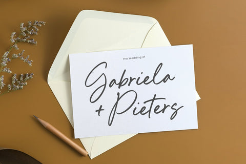 Armani Herlinda - Modern Handwritten Script Font Font Timur type 