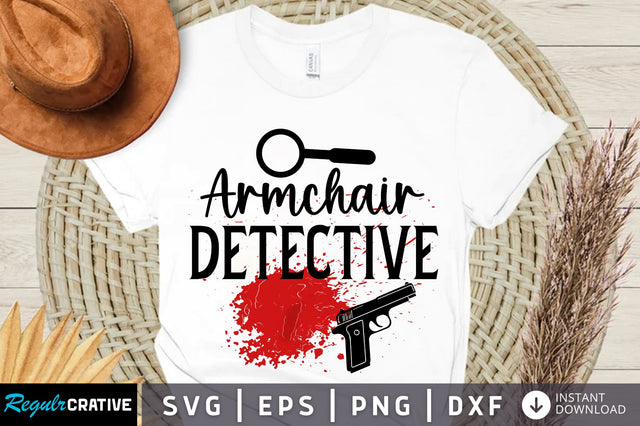 Armchair detective svg design SVG Regulrcrative 