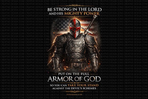 Armor of God PNG Christian Warrior Knight Sublimation Design SVG BillahCrafts 