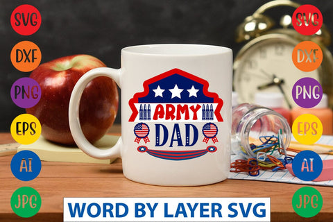 Army Dad SVG DESIGN SVG Rafiqul20606 