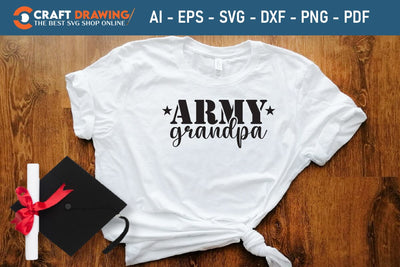 Army Grandpa Svg, Military Svg, Patriotic Svg, Veteran Png, Soldier Svg, Army Svg, Veterans Day Svg - Printable, Cricut & Silhouette Files SVG Debashish Barman 