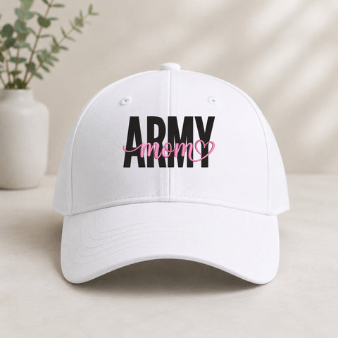 Army Mom Embroidery Design – Military Mom Pink Heart Script Machine Embroidery File Embroidery/Applique DESIGNS PatternFeed8 