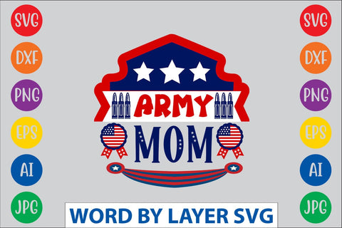 Army Mom SVG DESIGN SVG Rafiqul20606 
