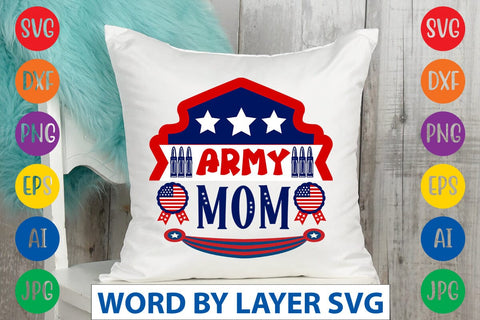 Army Mom SVG DESIGN SVG Rafiqul20606 