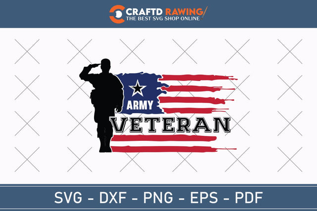 Army Veteran Svg, Military Svg, Patriotic Svg, Veteran Png, Soldier Svg, Army Svg, Veterans Day Svg - Printable, Cricut & Silhouette Files SVG Debashish Barman 