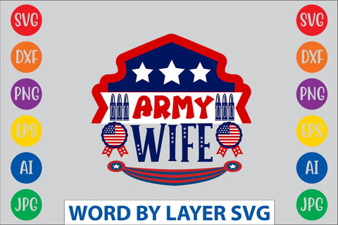 Army Wife SVG DESIGN SVG Rafiqul20606 