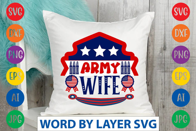 Army Wife SVG DESIGN SVG Rafiqul20606 