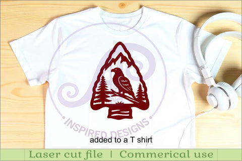 Arrowhead Eagle animal wall sign SVG APInspireddesigns 