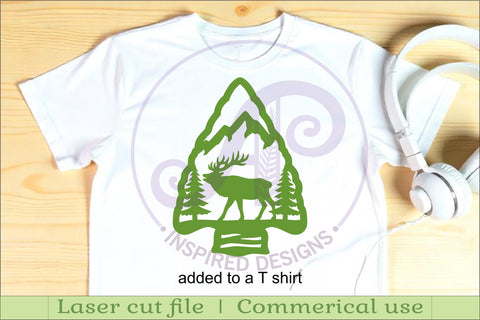 Arrowhead Elk animal wall sign SVG APInspireddesigns 