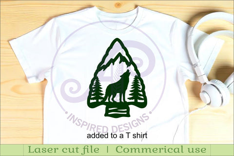 Arrowhead Wolf animal wall sign SVG APInspireddesigns 