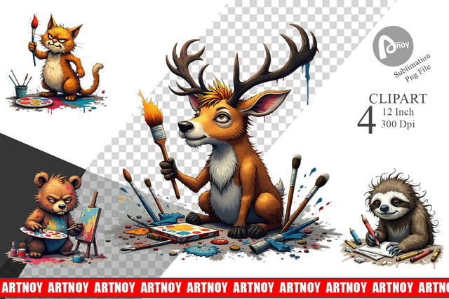 Art Grumps Clipart Sublimation artnoy 