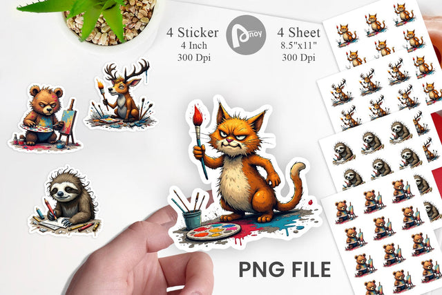 Art Grumps Sticker Sublimation artnoy 