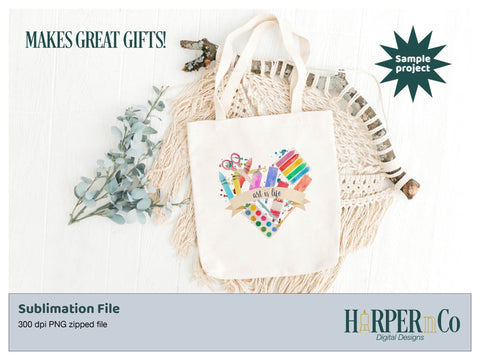 Art is Life SVG PNG Cut EPS File SVG HarperNCo 