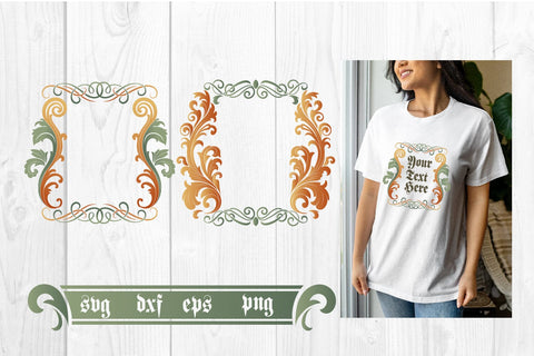 Art Nouveau frame svg, sublimation SVG dadan_pm 