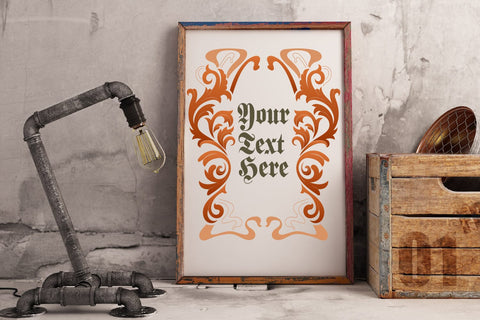 Art Nouveau frame svg, sublimation SVG dadan_pm 