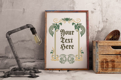 Art Nouveau frame svg, sublimation SVG dadan_pm 