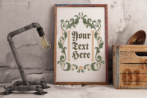 Art Nouveau frame svg, sublimation SVG dadan_pm 