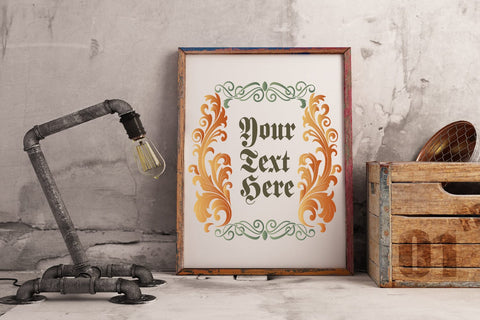 Art Nouveau frame svg, sublimation SVG dadan_pm 