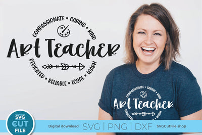 Art Teacher svg - an art teacher svg unisex design for crafts SVG SVG Cut File 