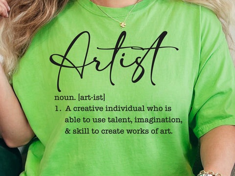 Artist Definition Svg, Art Lover Svg, Artist Shirt Svg, Cricut File SVG DesignDestine 