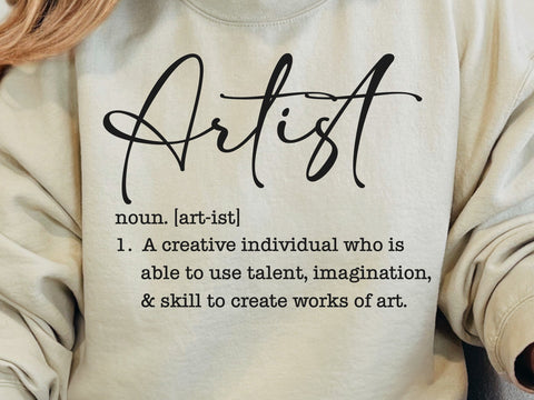 Artist Definition Svg, Art Lover Svg, Artist Shirt Svg, Cricut File SVG DesignDestine 