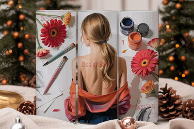 Artist Vibe 20oz Tumbler Wrap Sublimation DesignSVG 