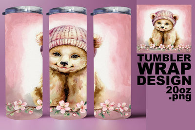 Artistic 20oz wrap, vibrant PNG for sublimation lovers! , Animals Sublimation HoodArtCraft 