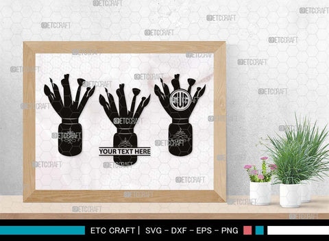 Artistic Accessories Monogram, Artistic Accessories Silhouette, Artistic Accessories SVG, Paint Palette Svg, Paint Brush Svg, Art Svg, Painting Stand Svg, SB00513 SVG ETC Craft 