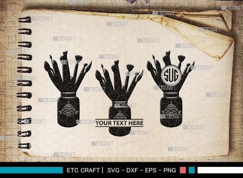 Artistic Accessories Monogram, Artistic Accessories Silhouette, Artistic Accessories SVG, Paint Palette Svg, Paint Brush Svg, Art Svg, Painting Stand Svg, SB00513 SVG ETC Craft 