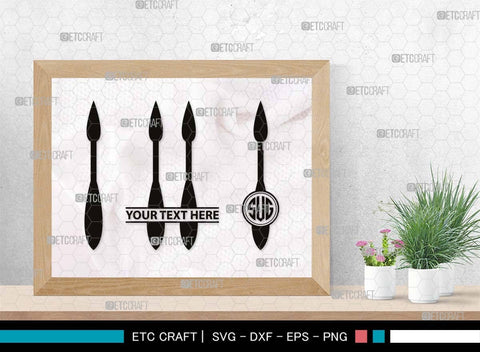 Artistic Accessories Monogram, Artistic Accessories Silhouette, Artistic Accessories SVG, Paint Palette Svg, Paint Brush Svg, Art Svg, Painting Stand Svg, SB00513 SVG ETC Craft 