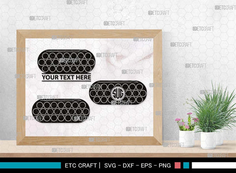 Artistic Accessories Monogram, Artistic Accessories Silhouette, Artistic Accessories SVG, Paint Palette Svg, Paint Brush Svg, Art Svg, Painting Stand Svg, SB00513 SVG ETC Craft 