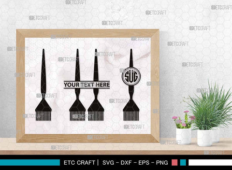 Artistic Accessories Monogram, Artistic Accessories Silhouette, Artistic Accessories SVG, Paint Palette Svg, Paint Brush Svg, Art Svg, Painting Stand Svg, SB00513 SVG ETC Craft 